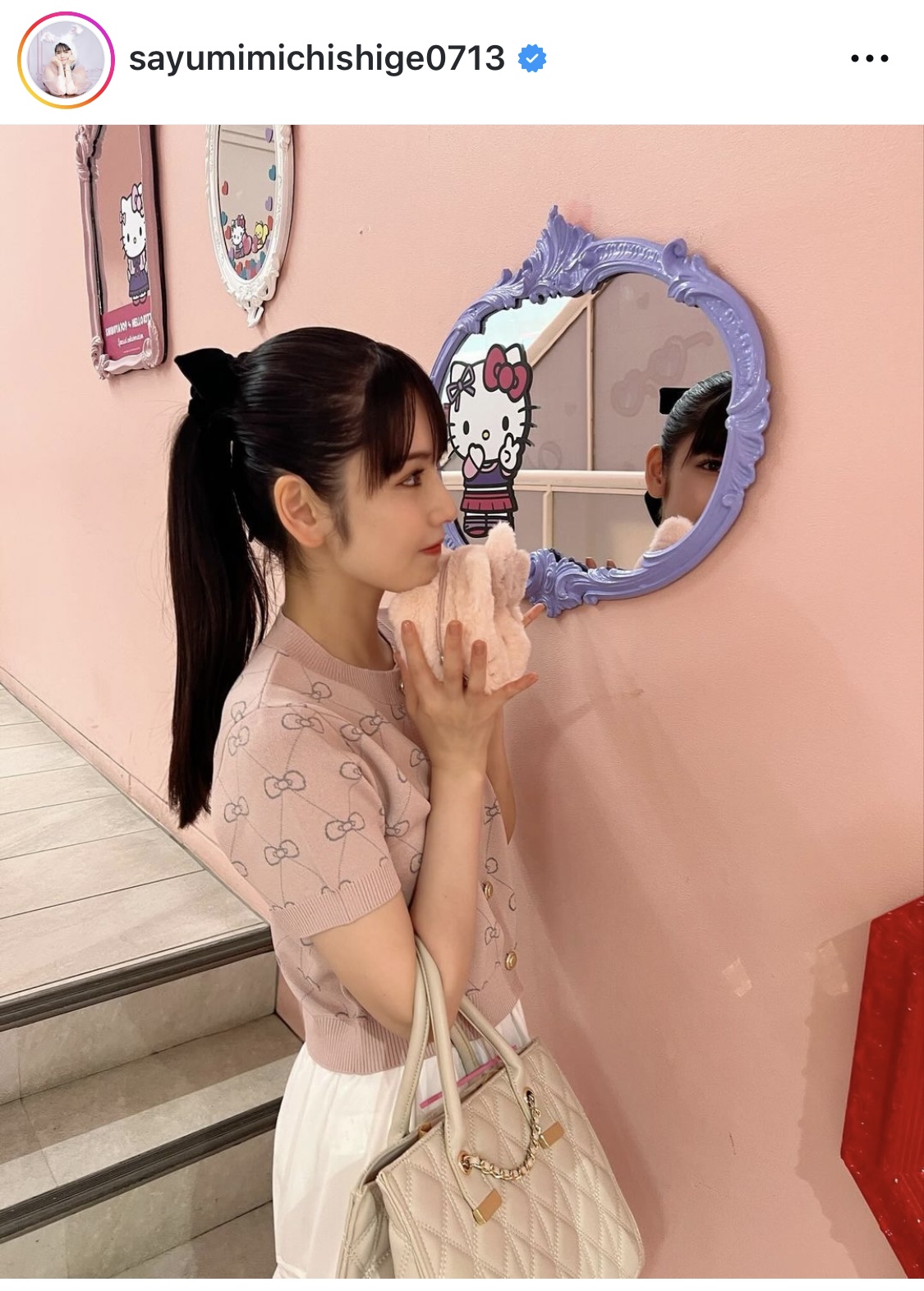 道重さゆみインスタグラムから