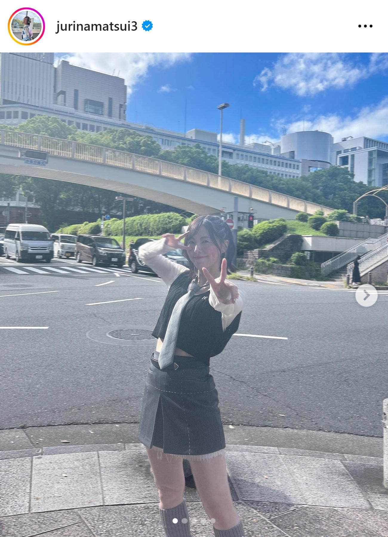 松井珠理奈のインスタグラムから