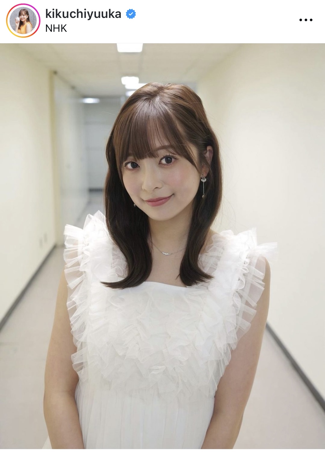 菊池柚花インスタグラムから
