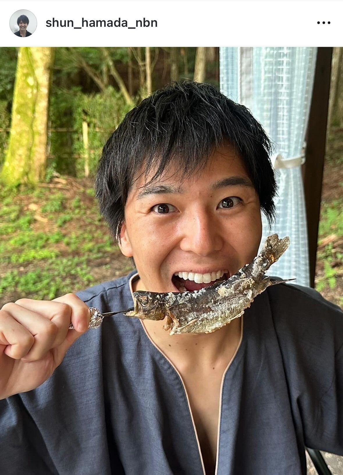 濱田隼アナのインスタグラムから