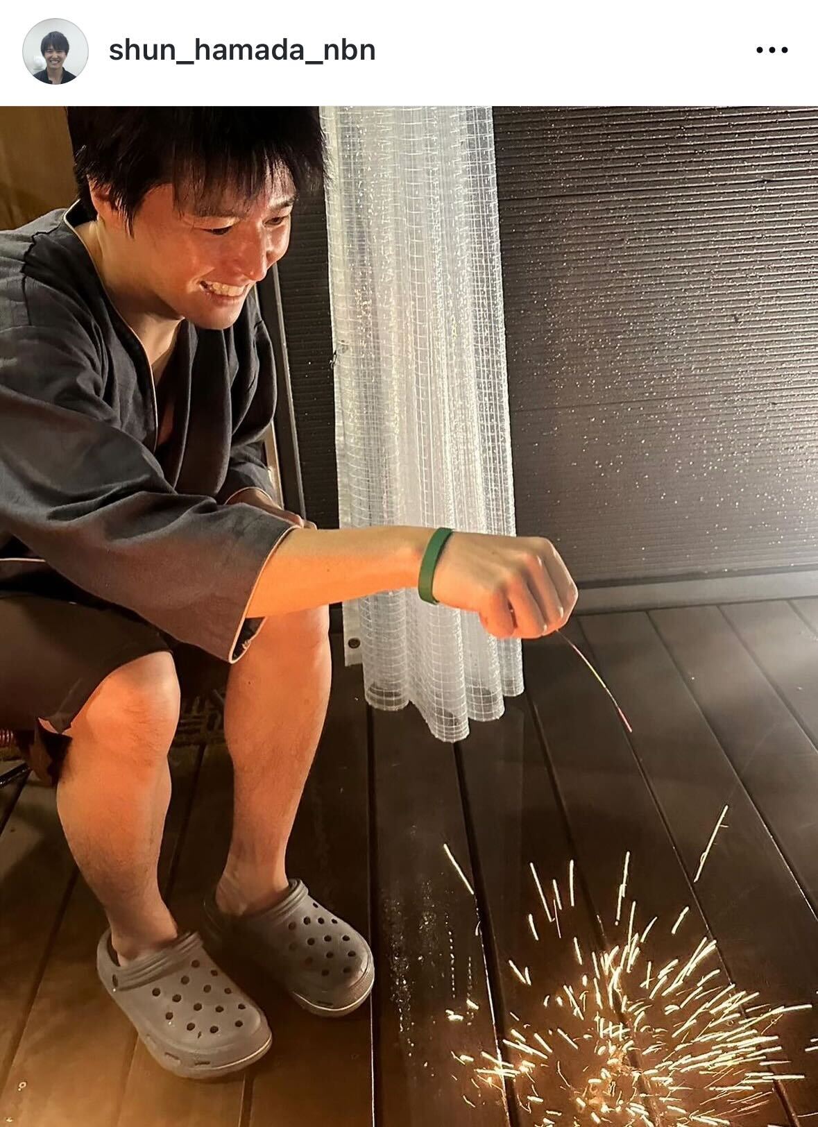 濱田隼アナのインスタグラムから