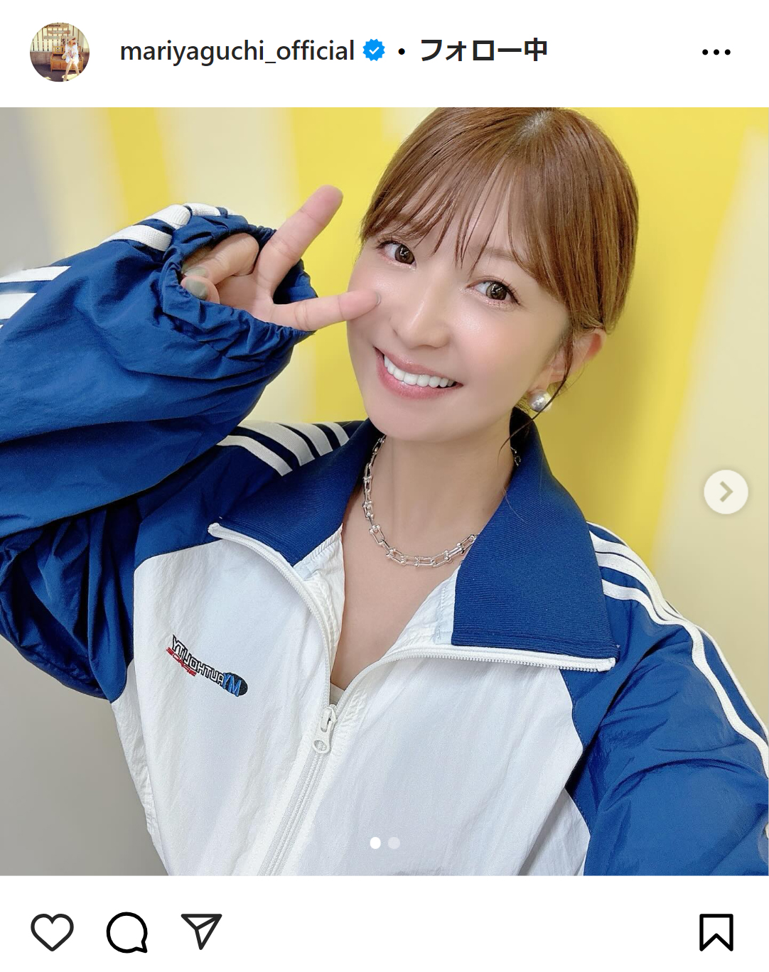 矢口真里のインスタグラムから