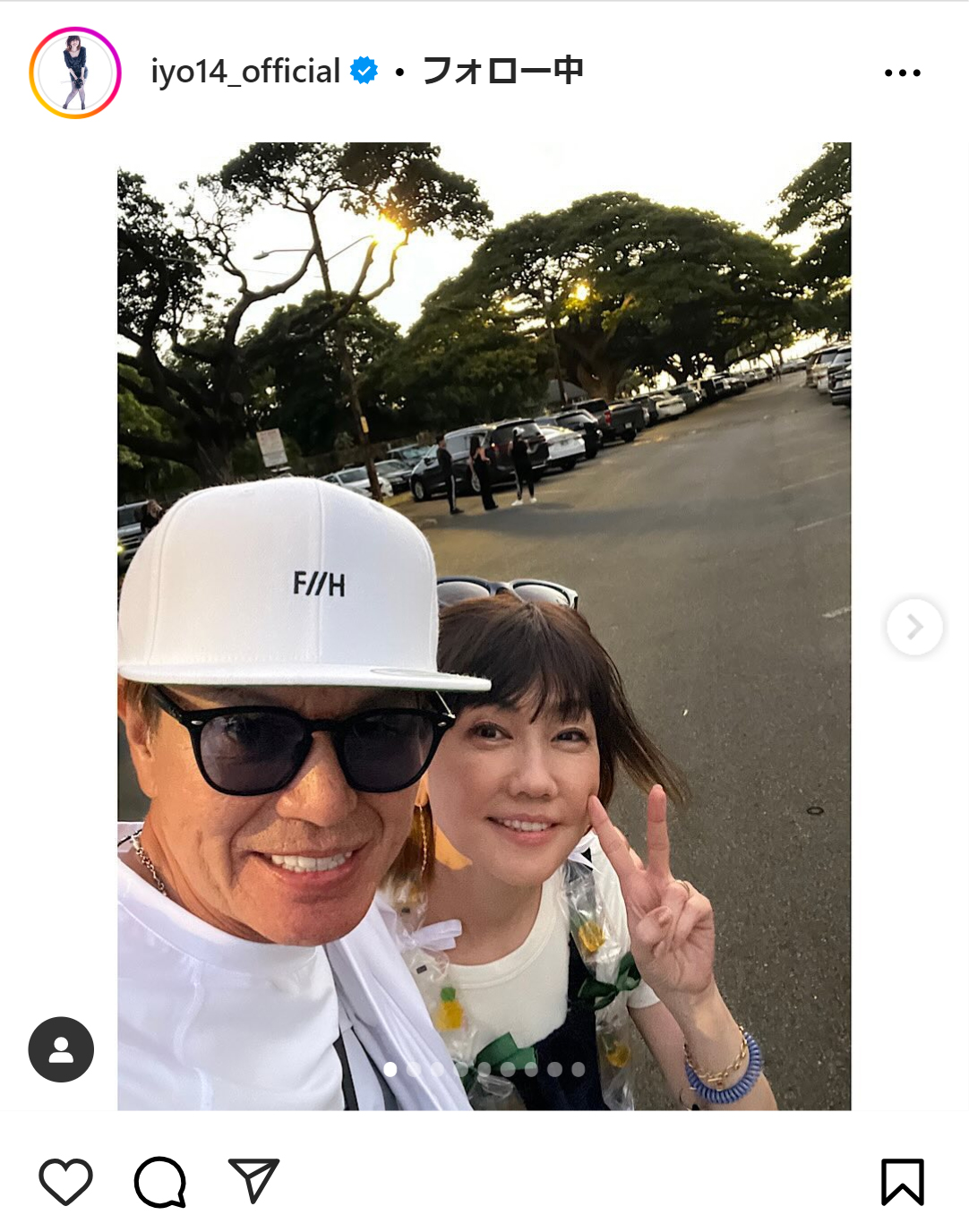 松本伊代のインスタグラムから