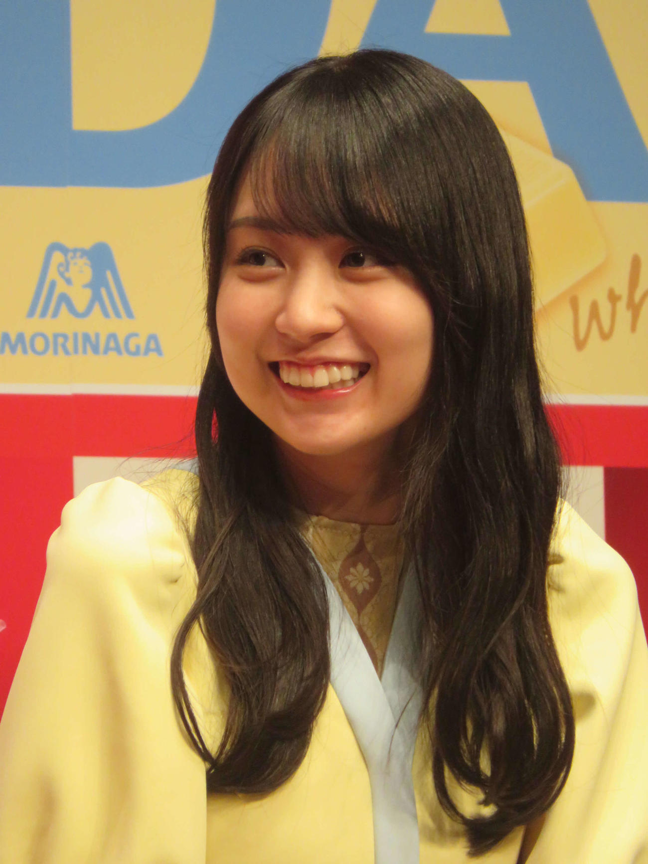 森永製菓「DARS新CM発表会」に出席した乃木坂46賀喜遥香