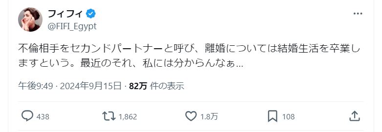 フィフィのＸから