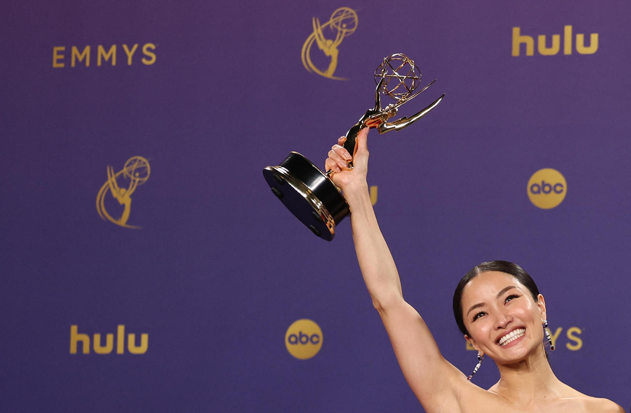 米エミー賞連続ドラマ部門の主演女優賞を獲得したアンナ・サワイ（ロイター）
