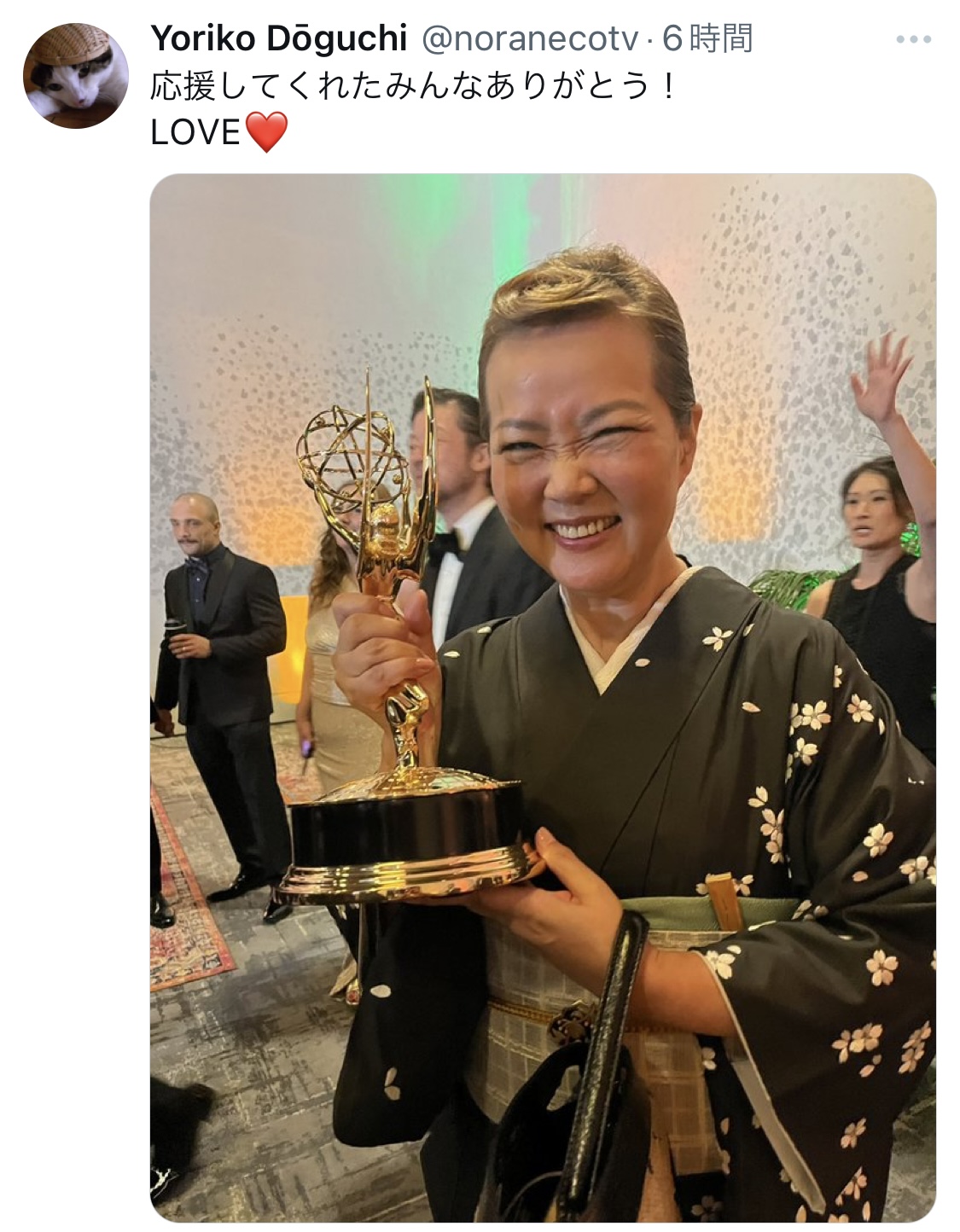 洞口依子Xから