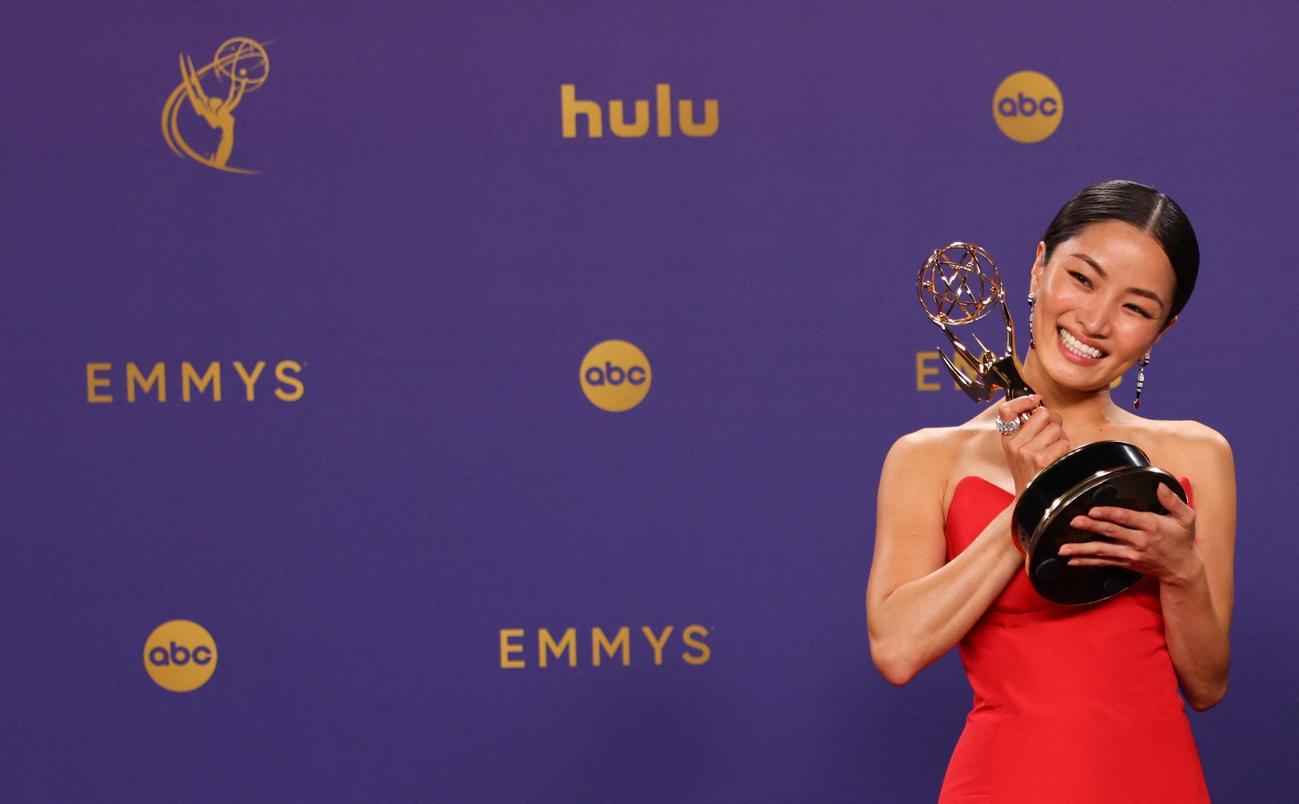 米エミー賞連続ドラマ部門の主演女優賞を獲得したアンナ・サワイ（ロイター）