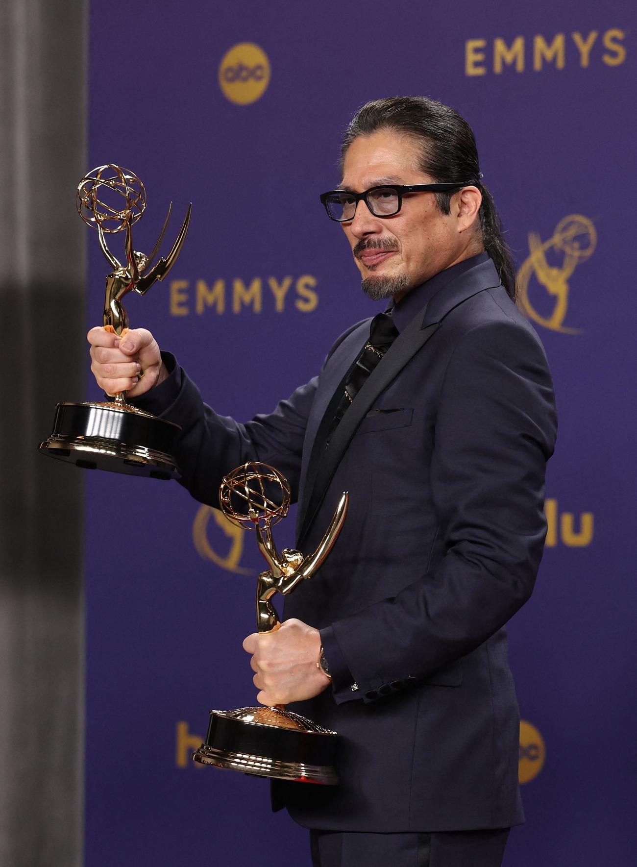 米エミー賞連続ドラマ部門の主演男優賞を受賞した真田広之（ロイター）