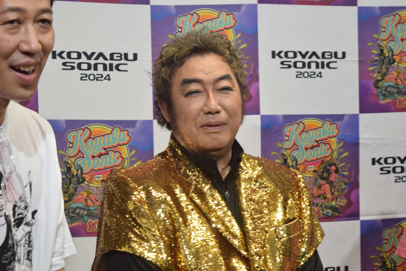 「KOYABU SONIC 2024」に出演したコロッケ（撮影・阪口孝志）