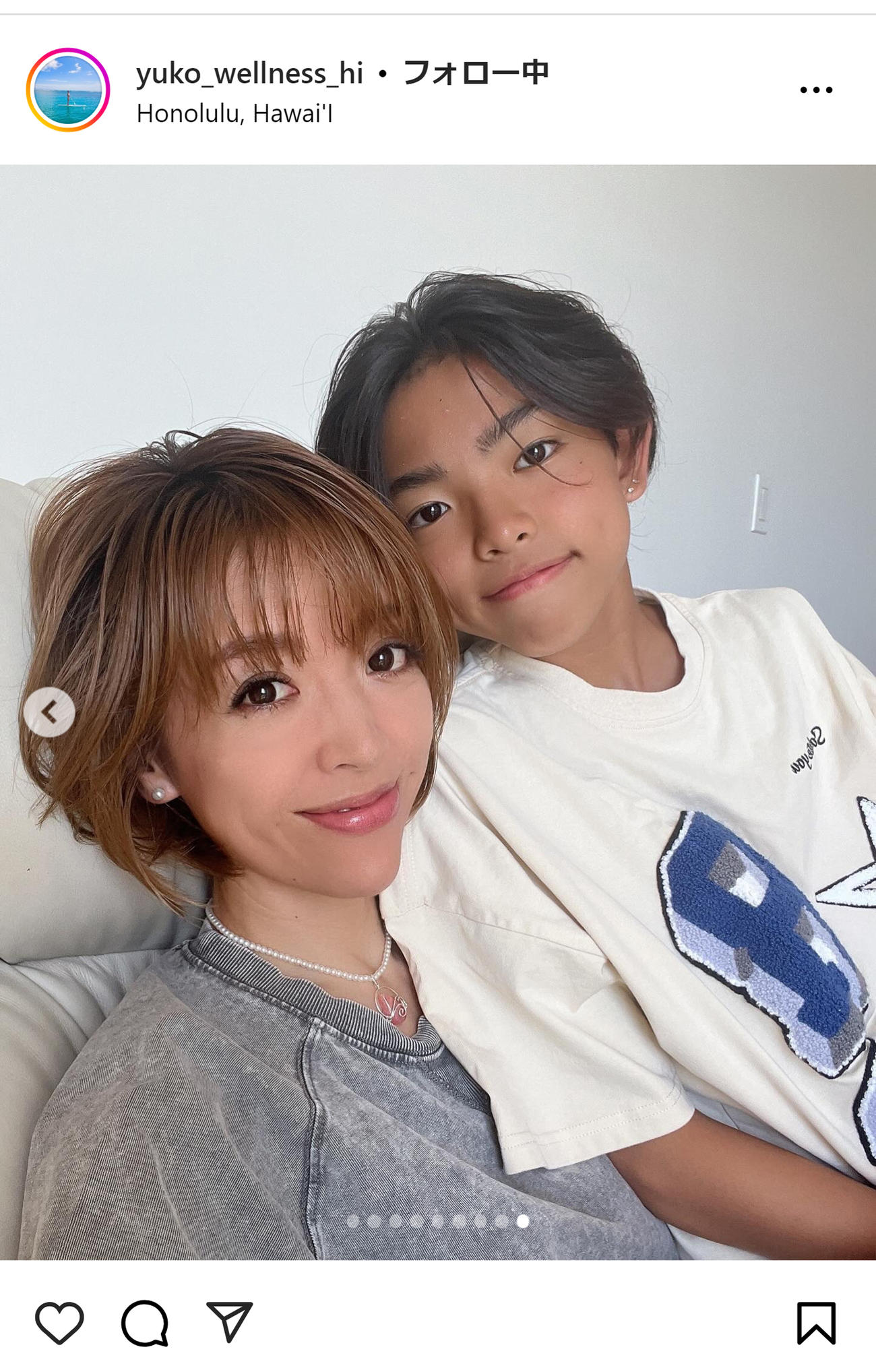 高沢悠子氏のインスタグラムから
