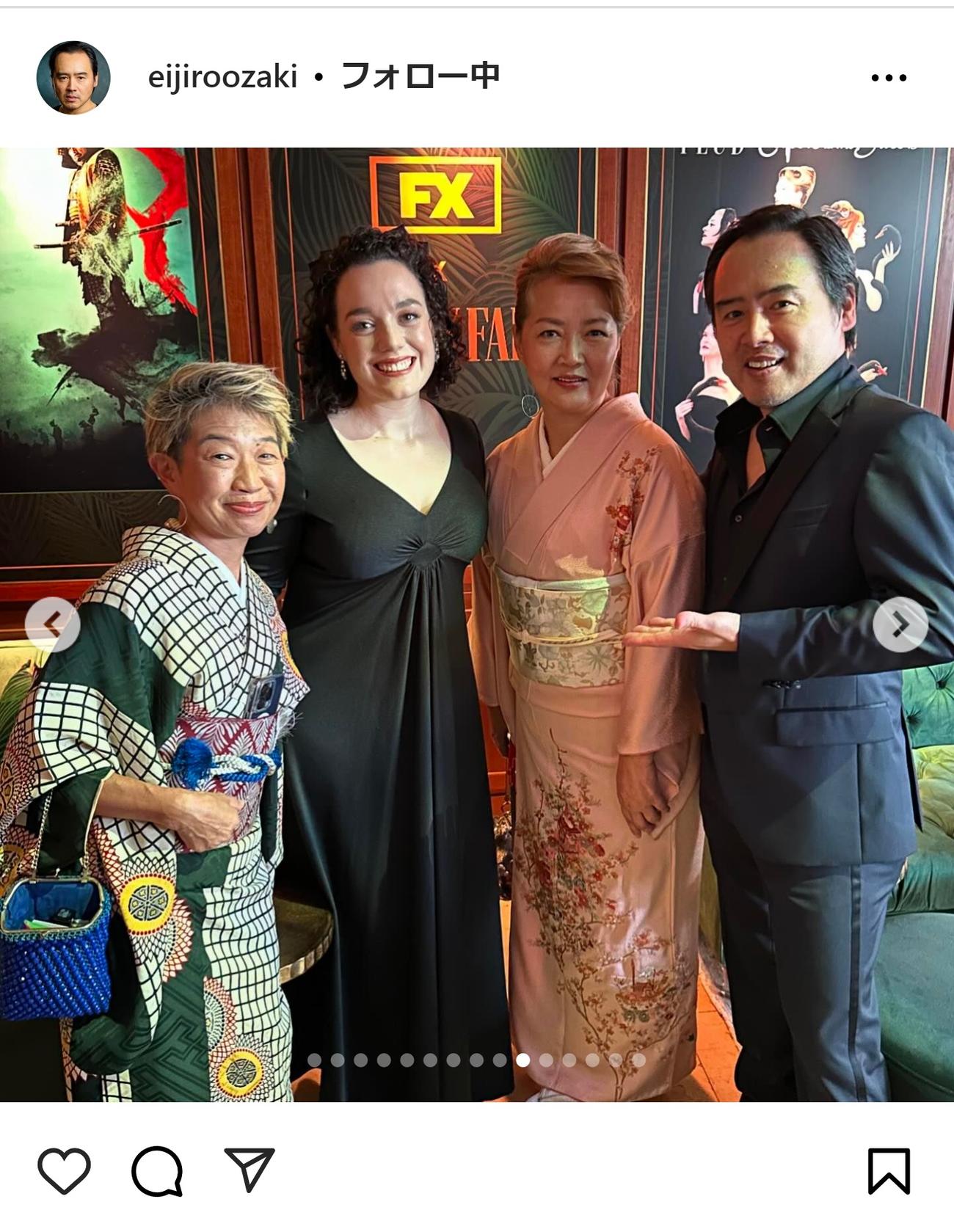 尾崎英二郎のインスタグラムから