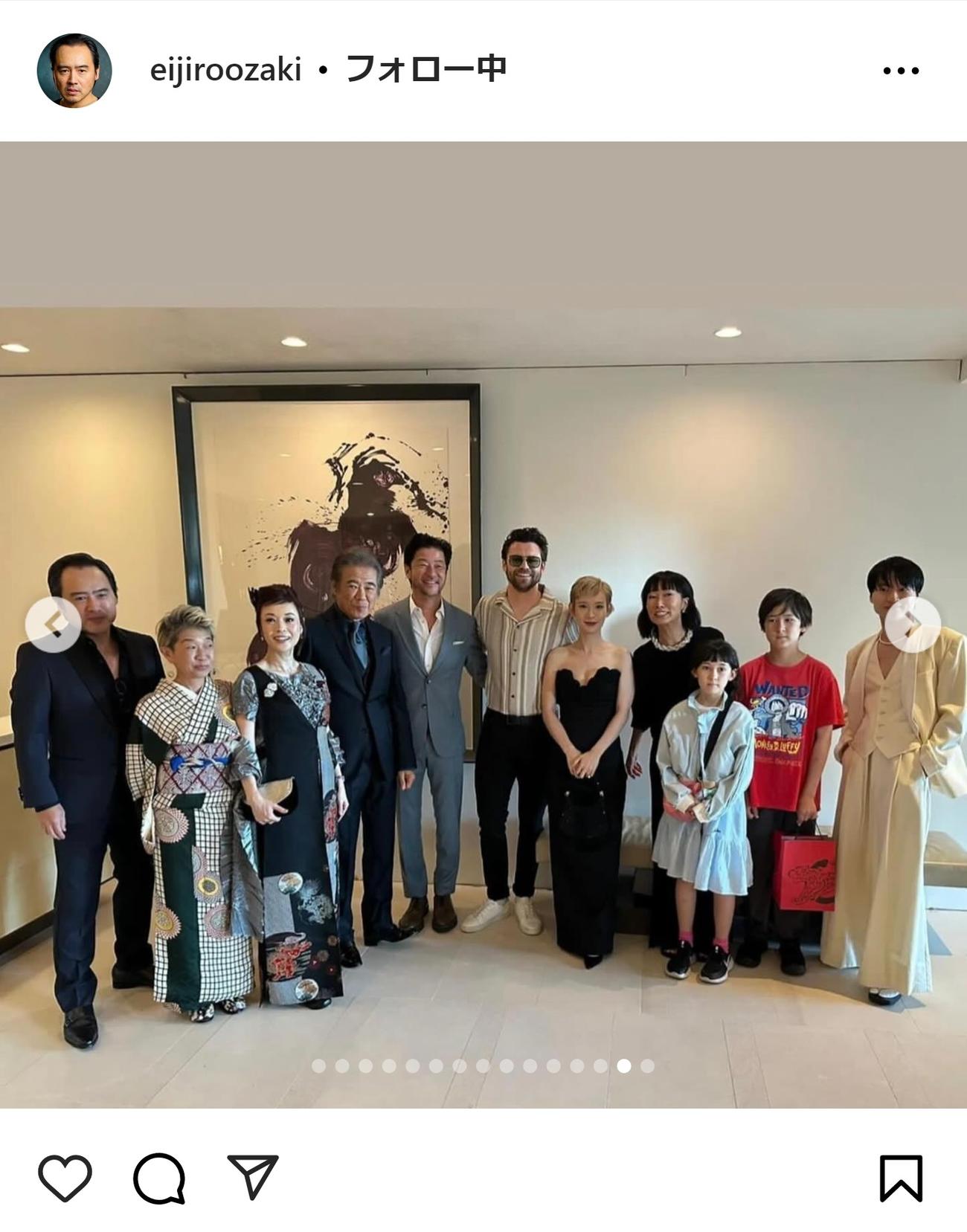 尾崎英二郎のインスタグラムから