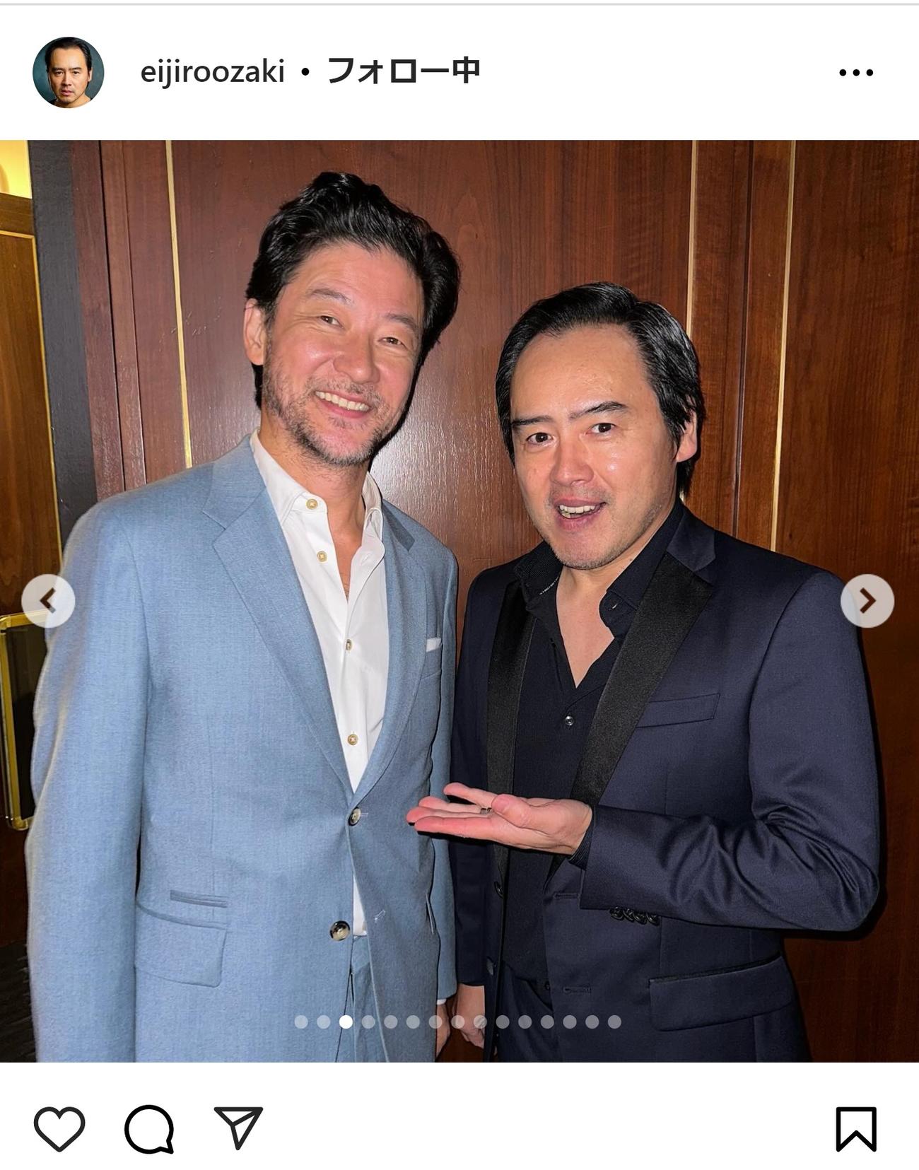 尾崎英二郎のインスタグラムから