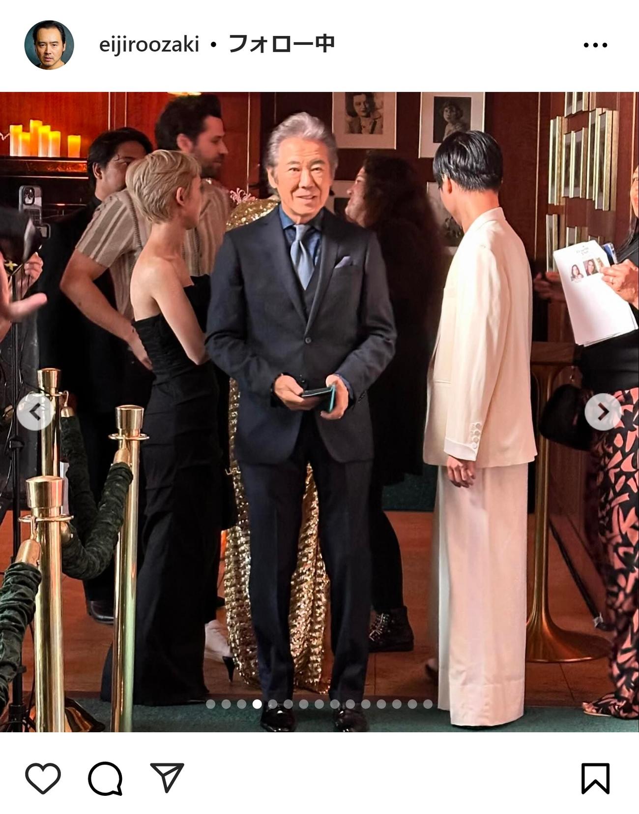 尾崎英二郎のインスタグラムから