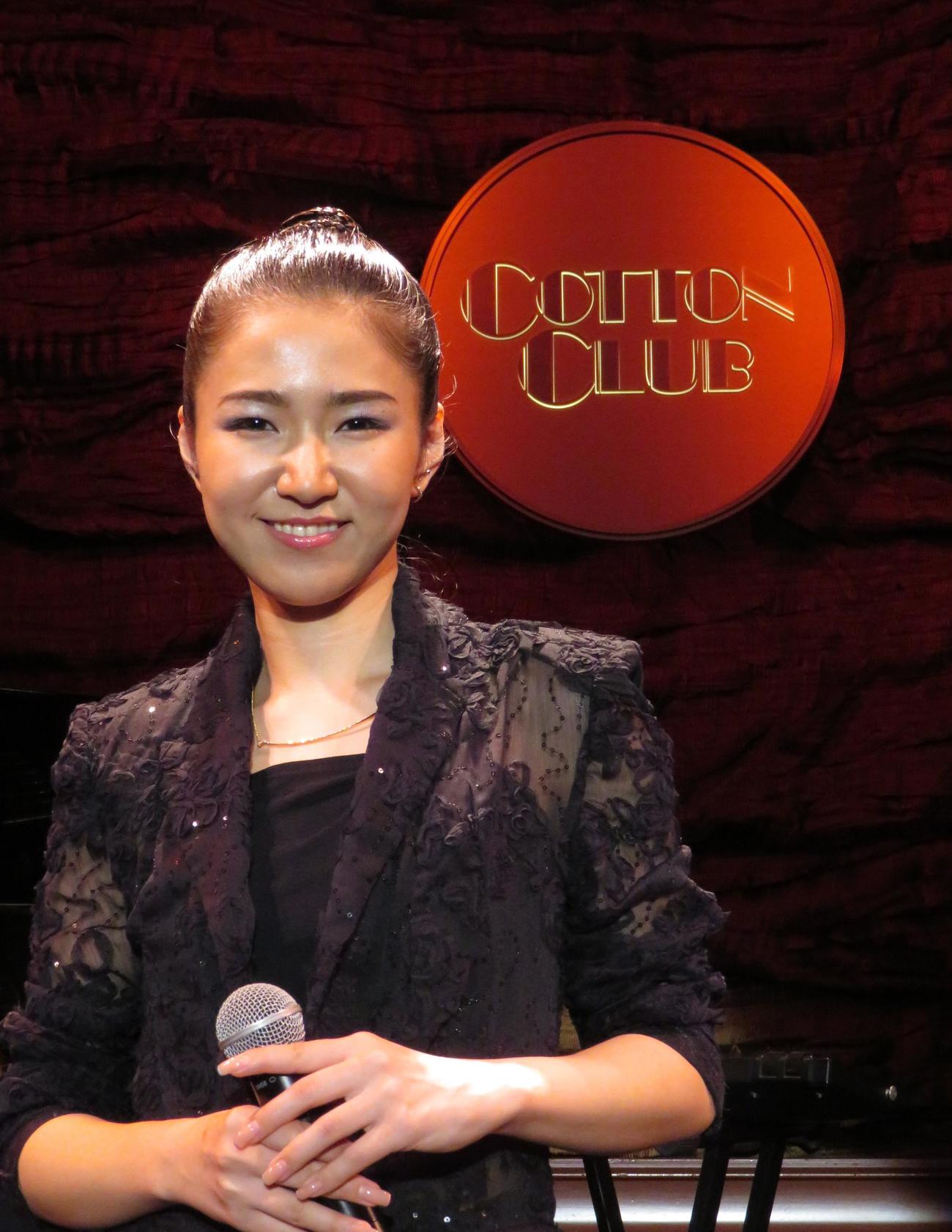 COTTON CLUBでライブを行った田中あいみ