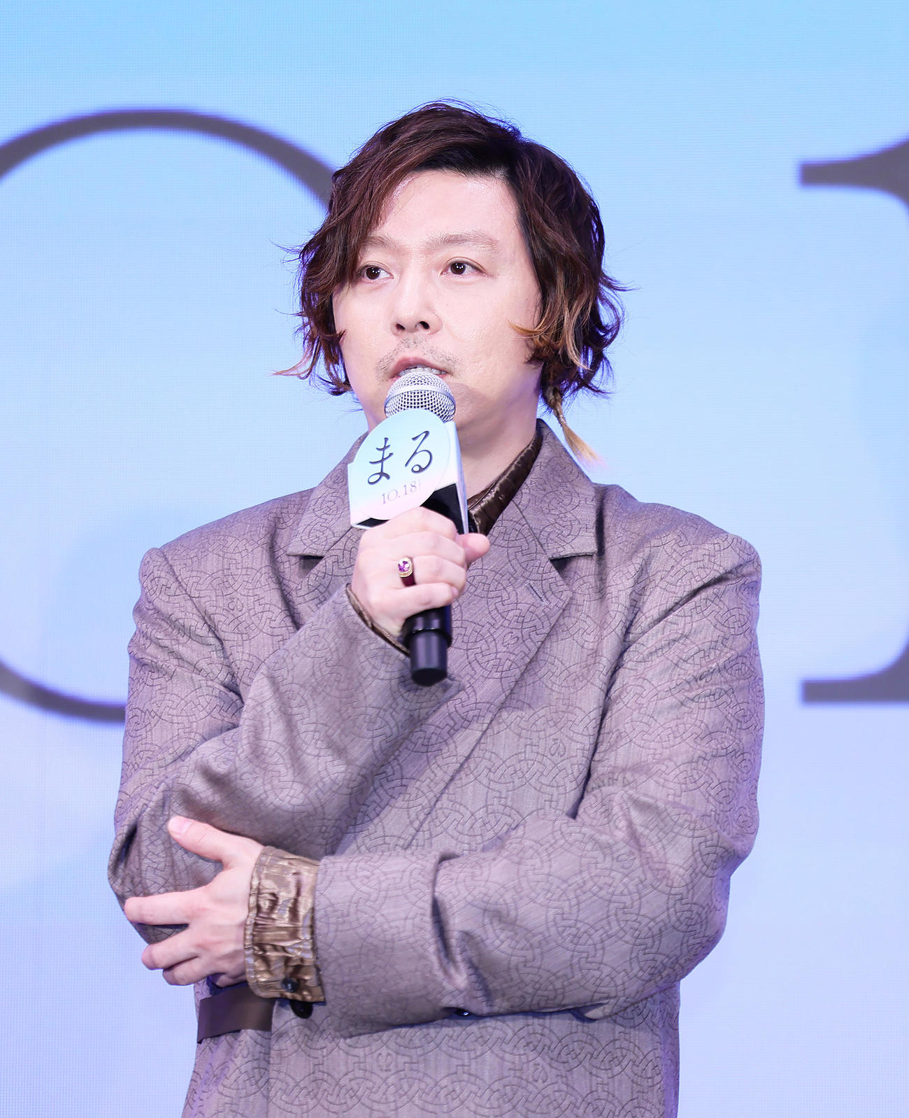 映画「まる」完成報告イベントに登場した堂本剛（撮影・足立雅史）