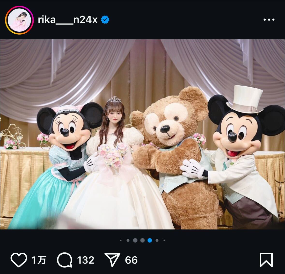 中井りかインスタグラムから
