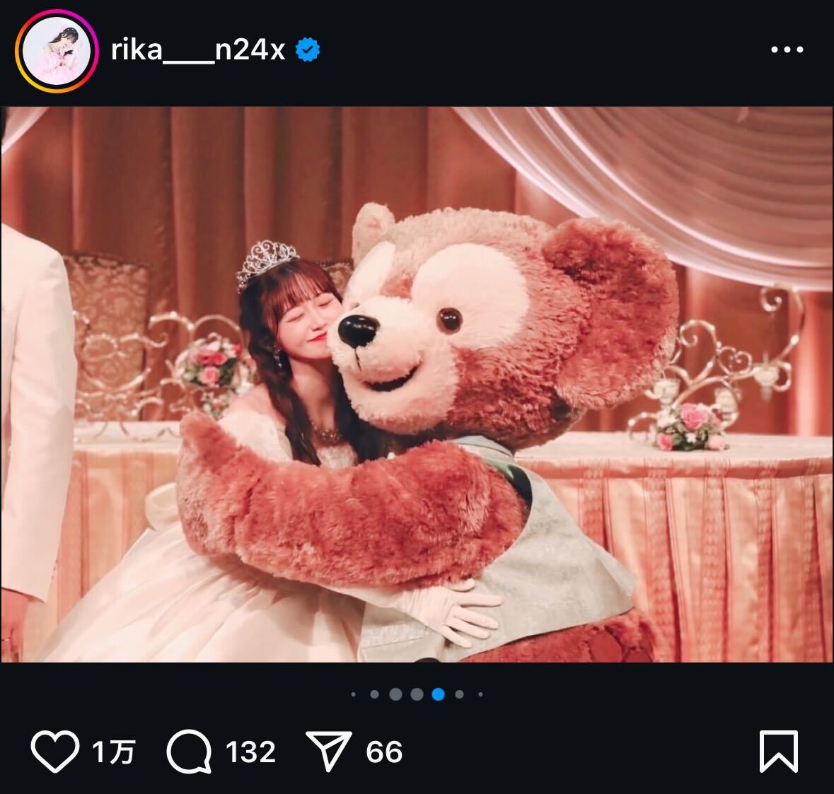 中井りかインスタグラムから