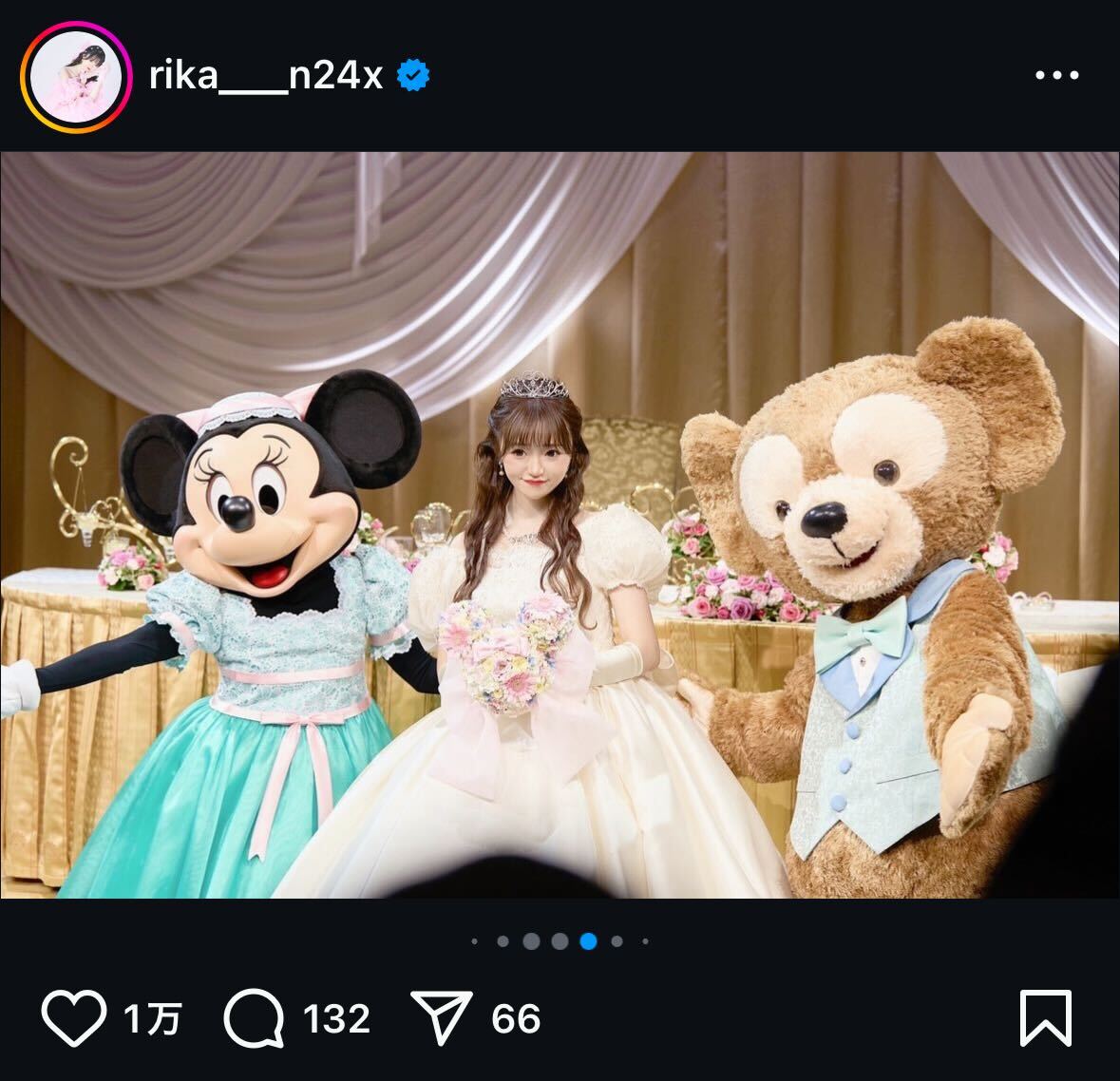 中井りかインスタグラムから