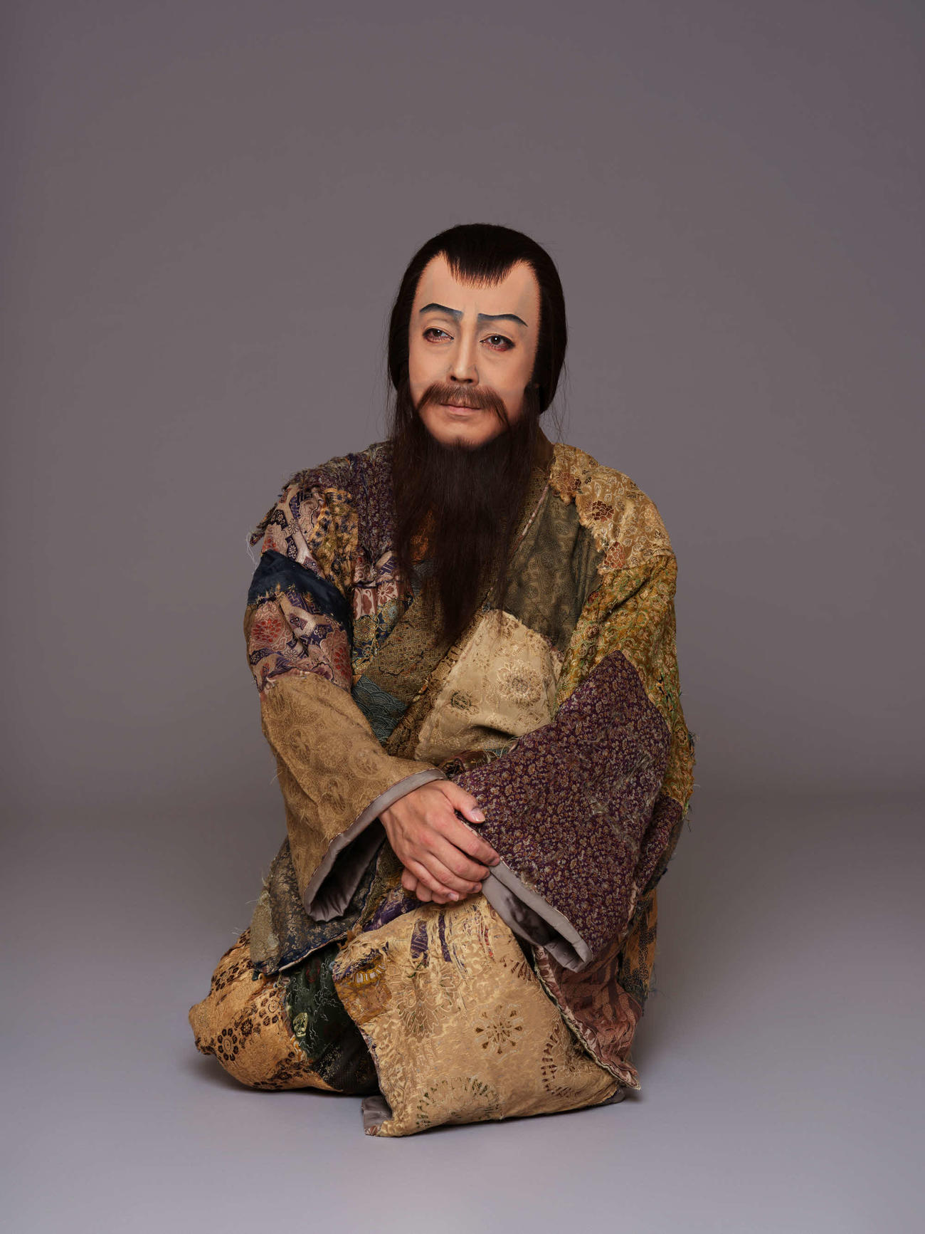 尾上菊之助が「平家女護島　俊寛」で演じる俊寛僧都（岡本隆史さん撮影）