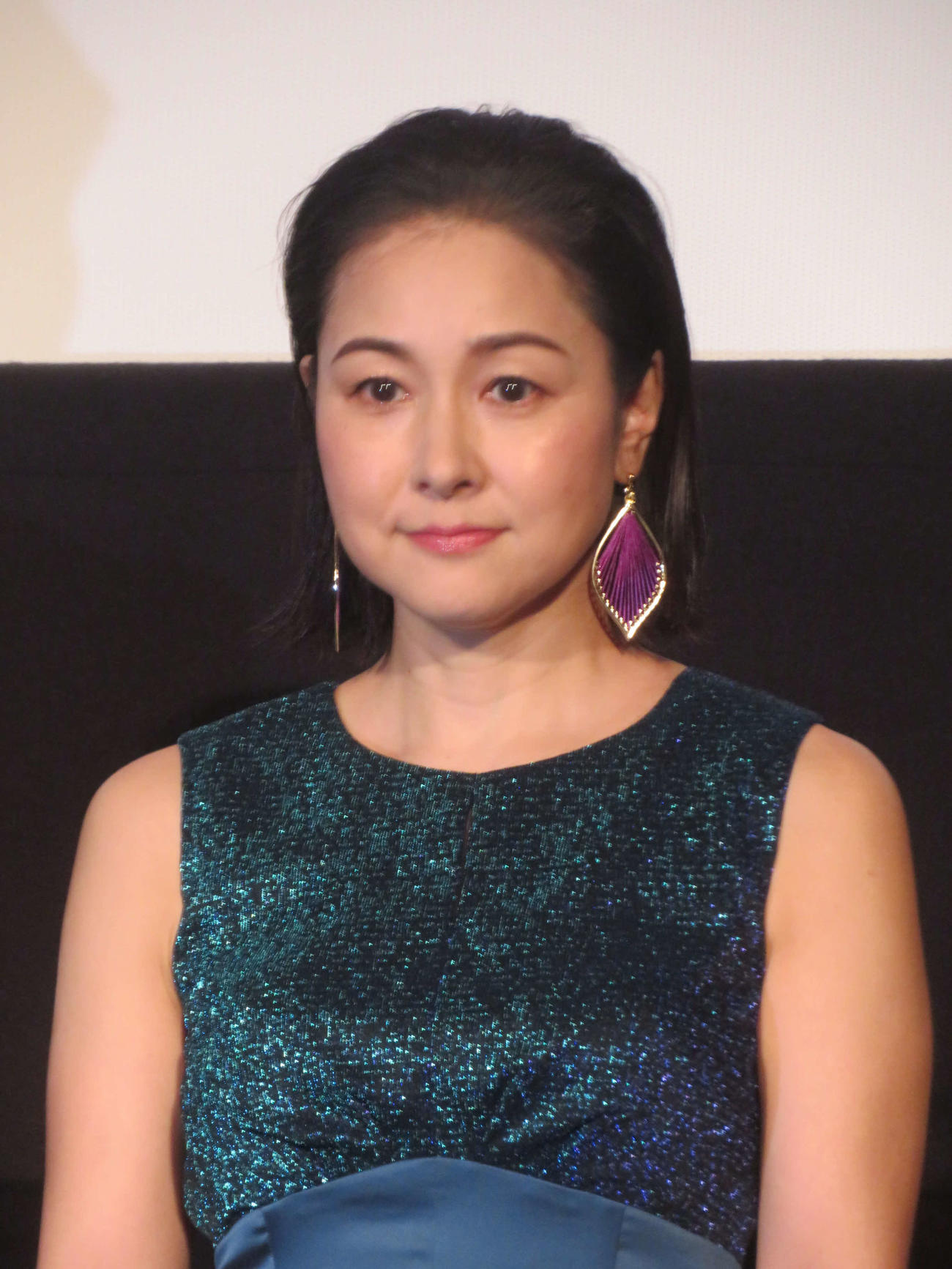映画「ぼくが生きてる、ふたつの世界」公開記念舞台あいさつに出席した忍足亜希子