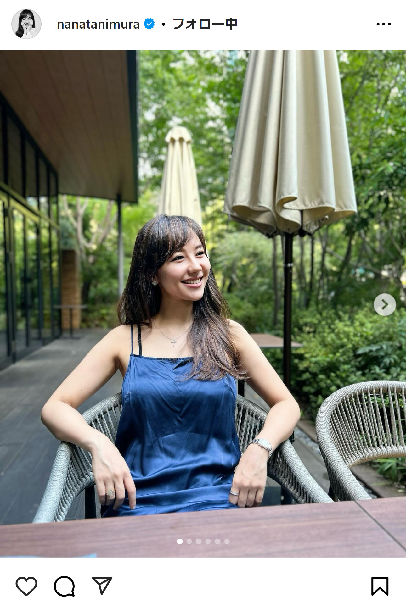 谷村奈南のインスタグラムから