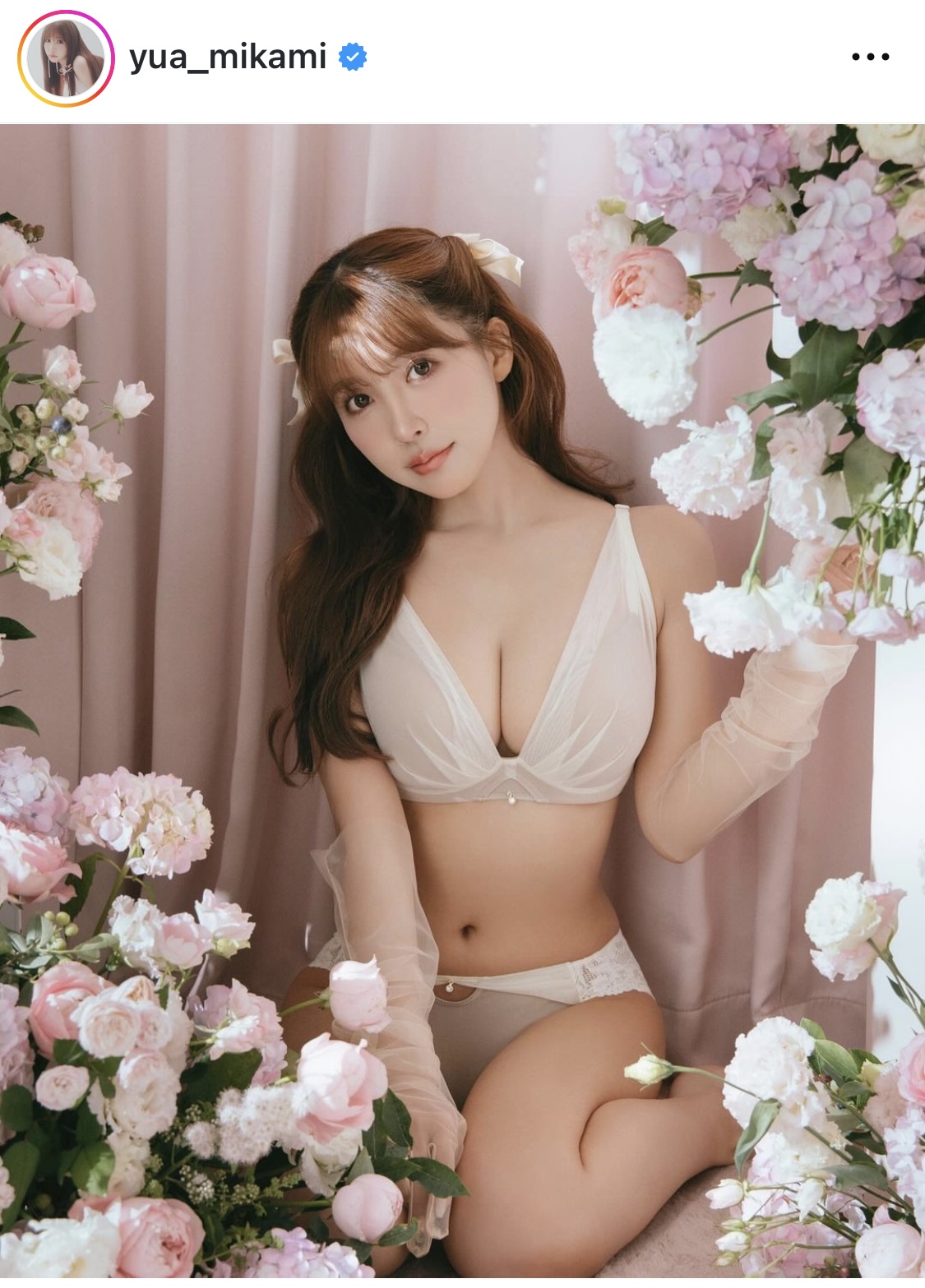 三上悠亜のインスタグラムから