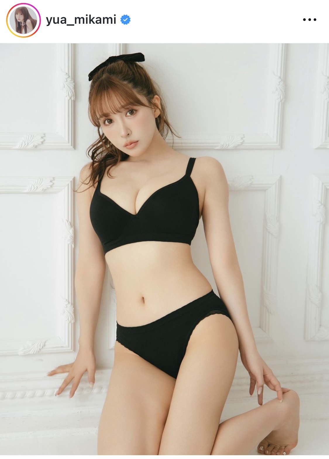 三上悠亜のインスタグラムから