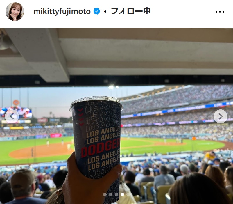 藤本美貴のインスタグラムから