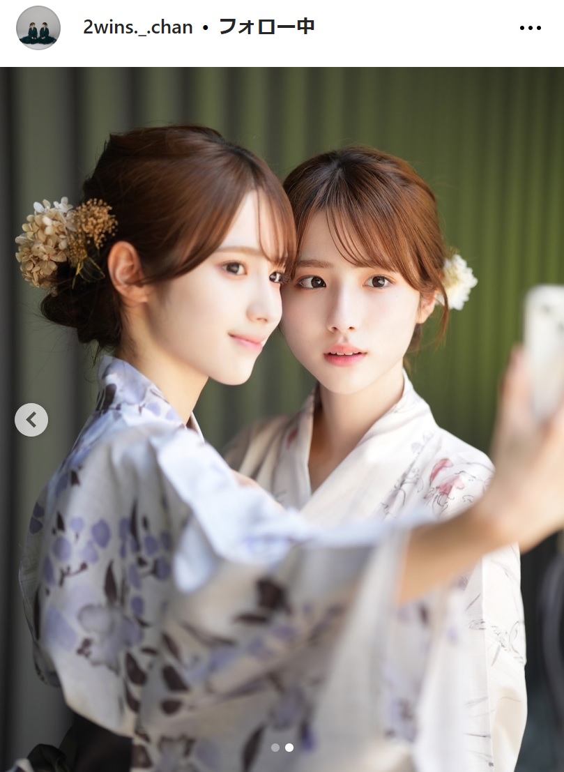 鈴木みな、まりあ姉妹のインスタグラムから