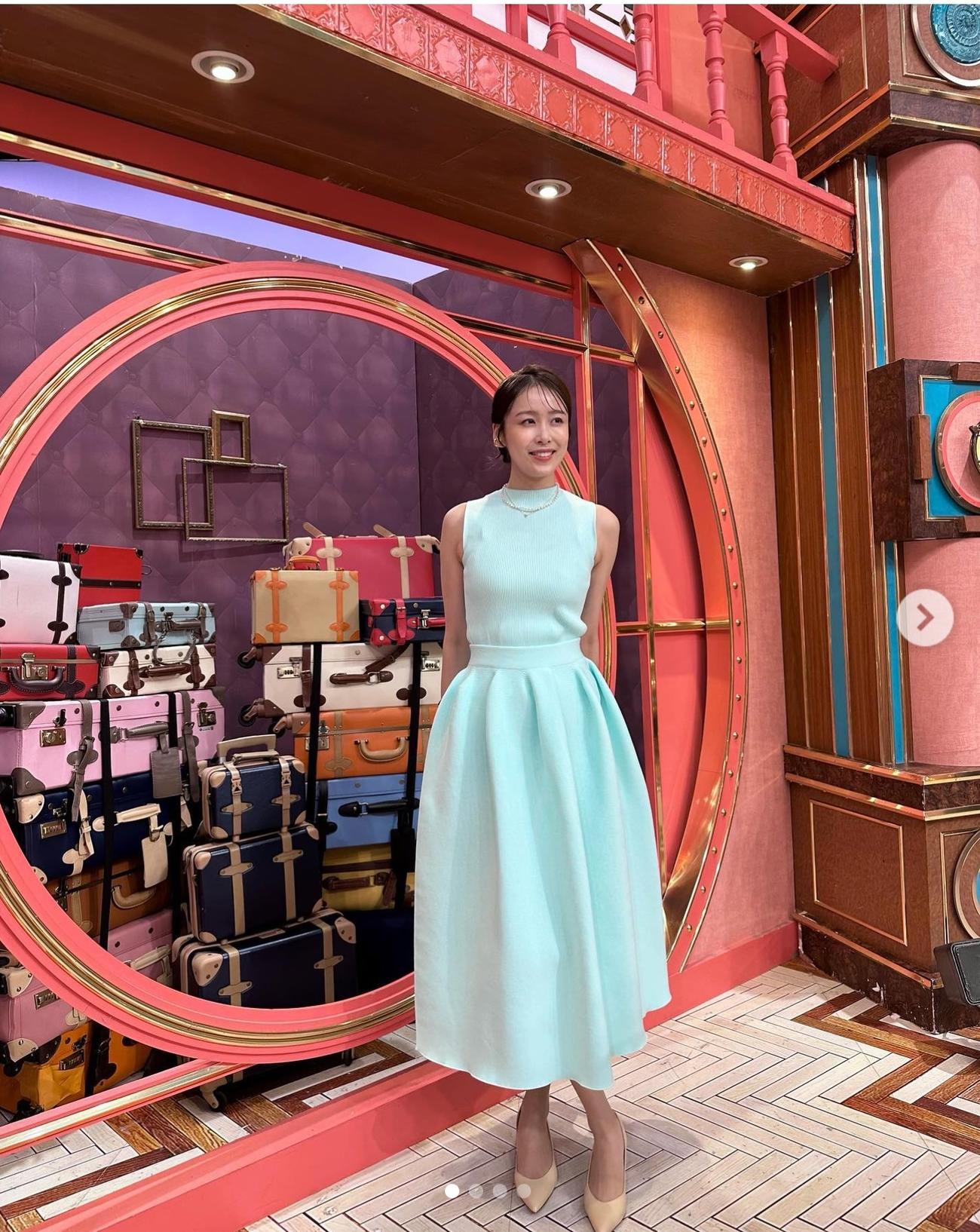 良原安美アナのインスタグラムから