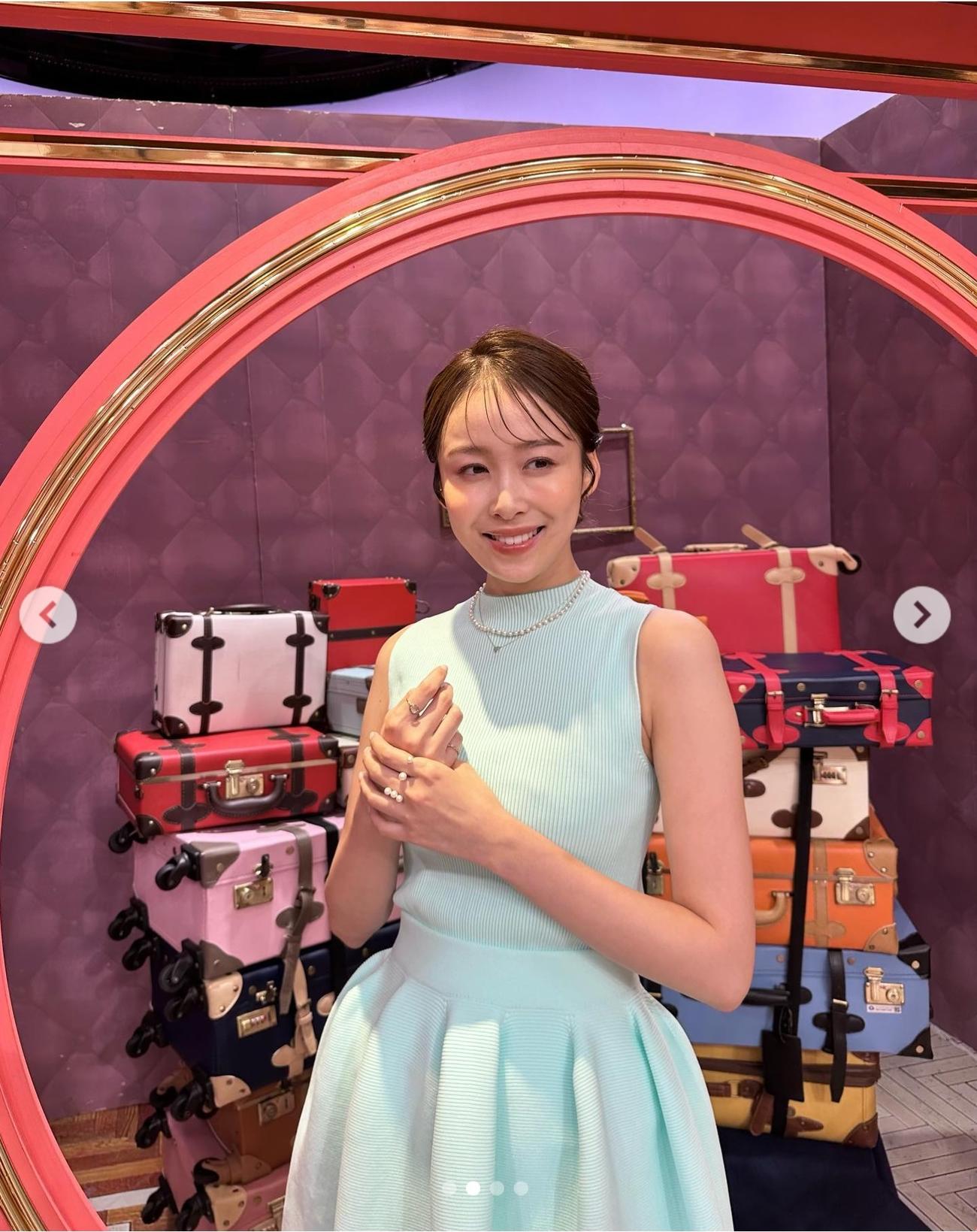 良原安美アナのインスタグラムから