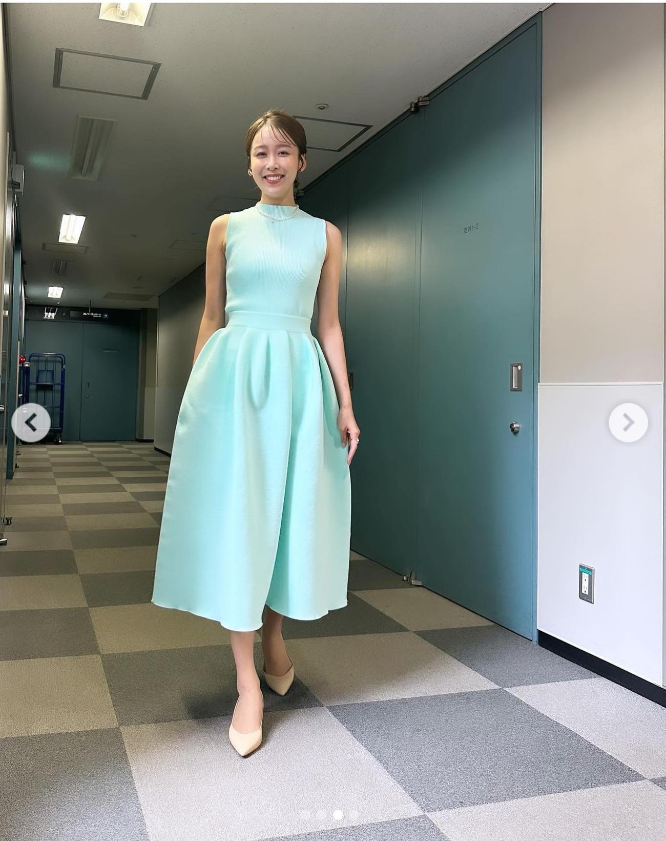 良原安美アナのインスタグラムから