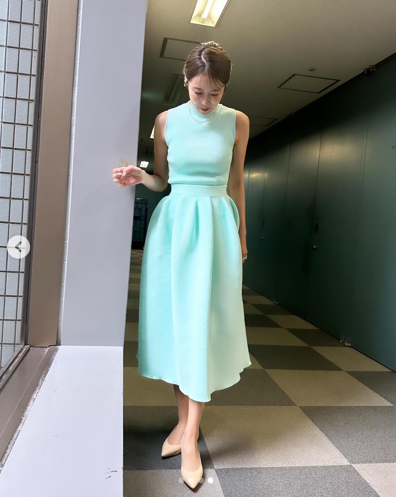 良原安美アナのインスタグラムから