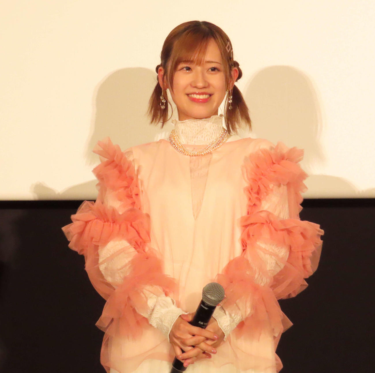 映画「がんばっていきまっしょい」完成披露上映会に出席した高橋李依