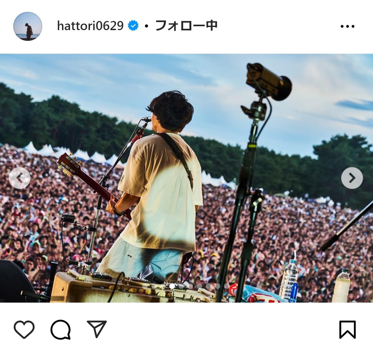 マカロニえんぴつ・はっとり“ロッキン”ライブショット公開「わぁ~スゴい景色」「最高でした」 - 音楽写真ニュース : 日刊スポーツ