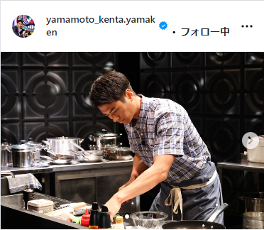 フジテレビ山本賢太アナウンサーのインスタグラムから