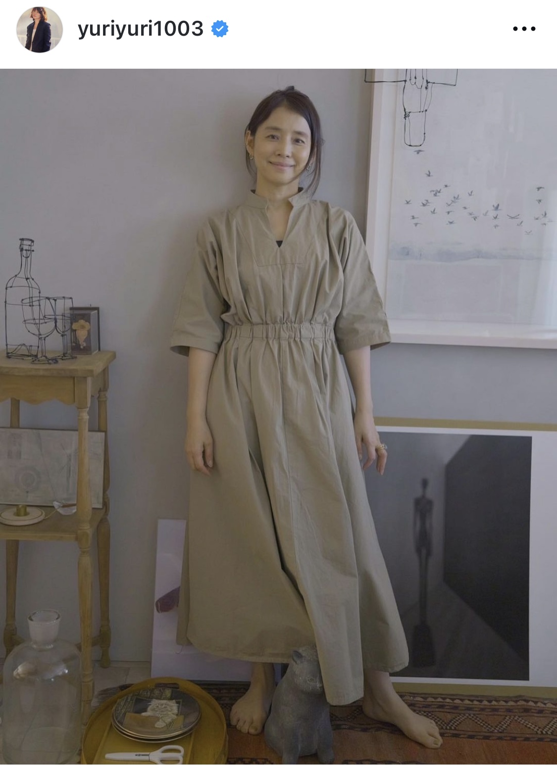 石田ゆり子インスタグラムから