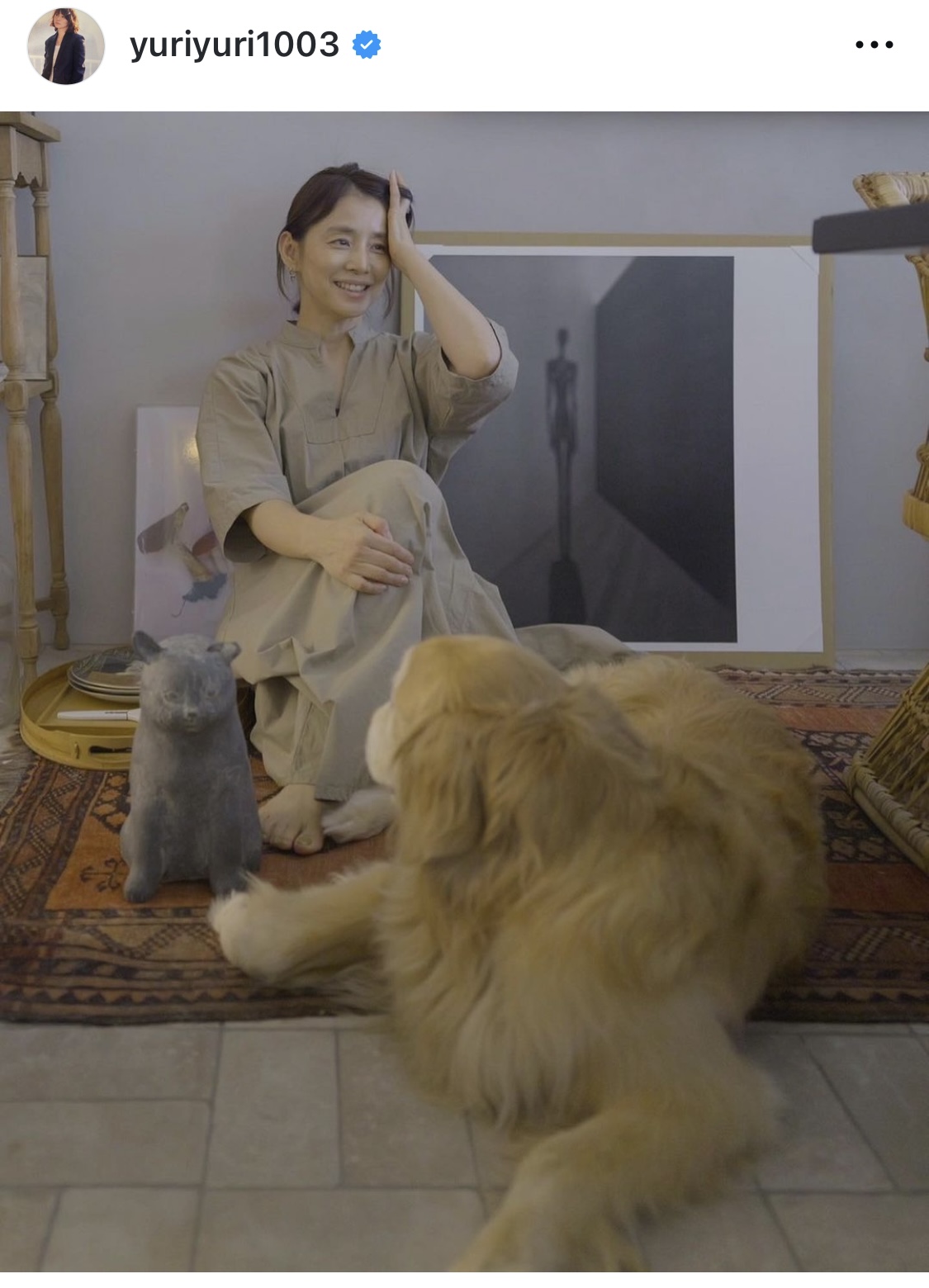 石田ゆり子インスタグラムから