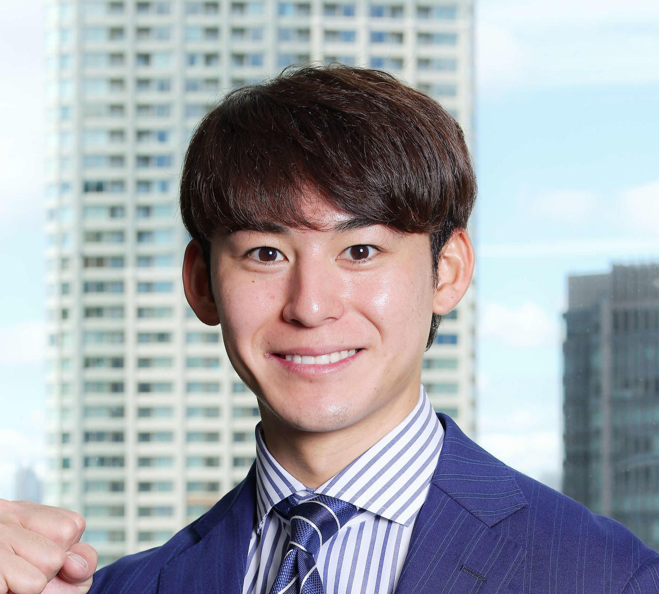 TBS齋藤慎太郎アナウンサー（2023年10月撮影）