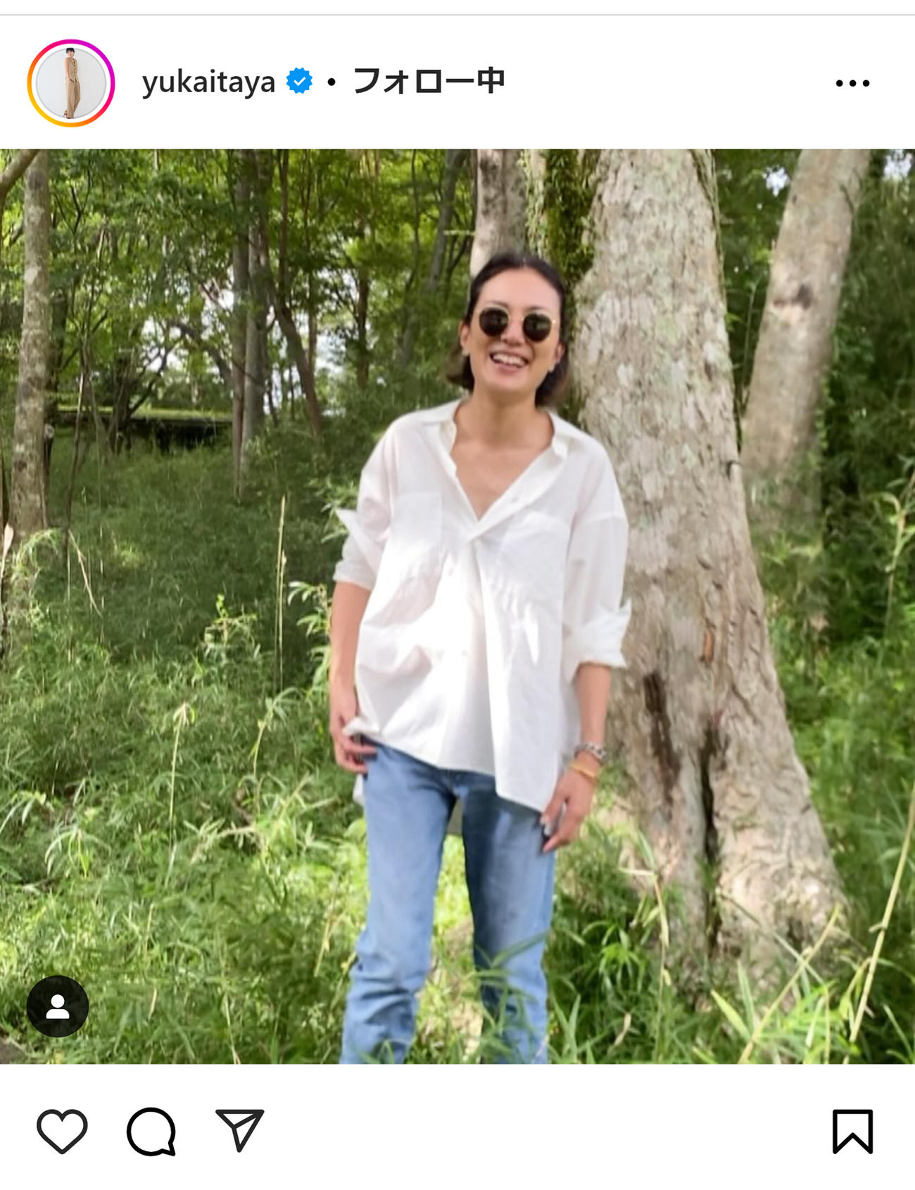 板谷由夏のインスタグラムから