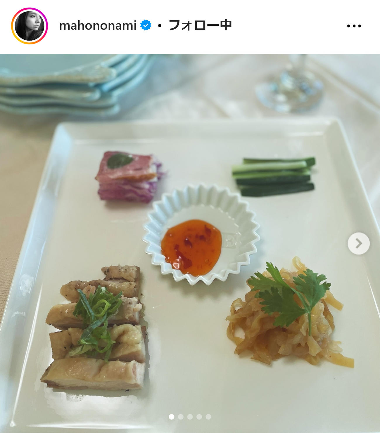 野波麻帆のインスタグラムから