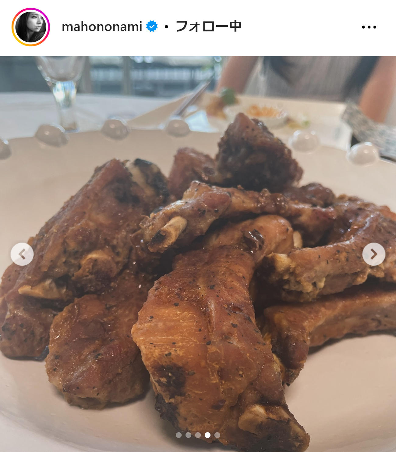 野波麻帆のインスタグラムから