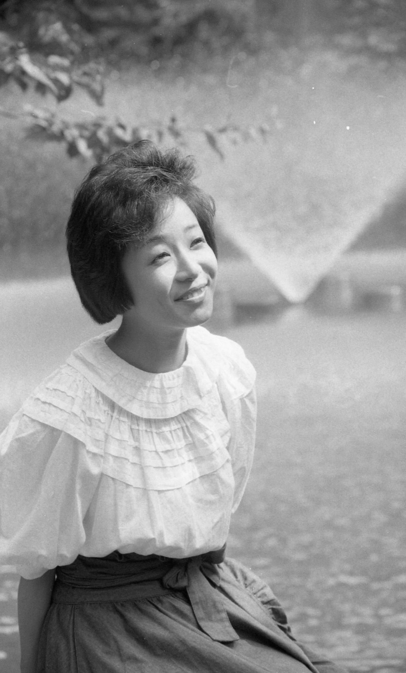 テレビ朝日アナウンサー時代の南美希子（1983年8月撮影）