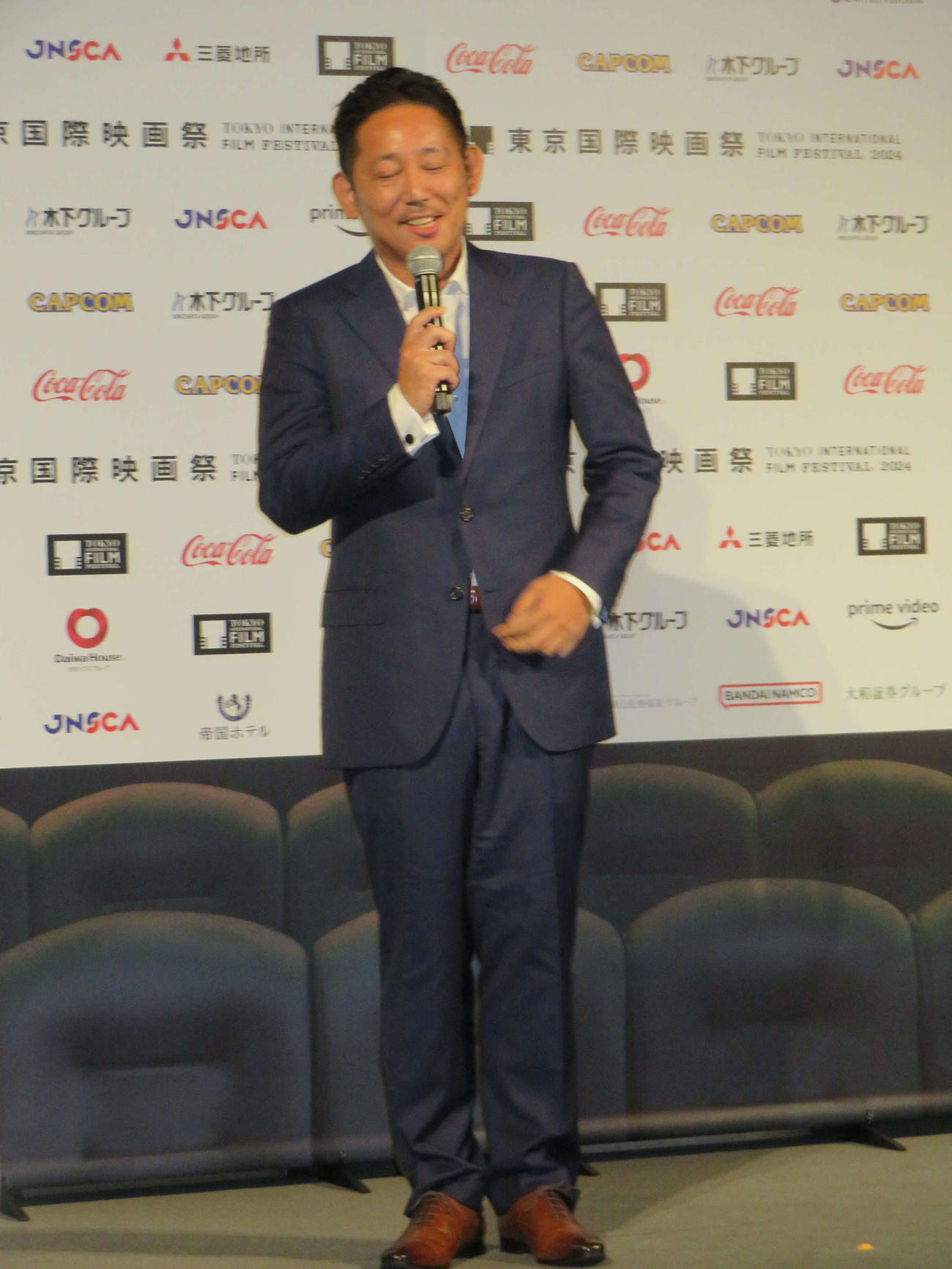 第37回東京国際映画祭ラインナップ発表記者会見に登壇した入江悠監督（撮影・村上幸将）
