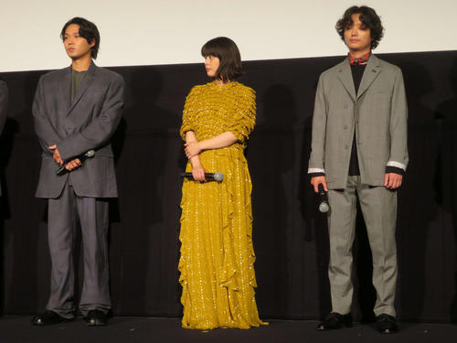 磯村勇斗が染谷将太に愛を告白「好き…」檀上で唐突に現場再現　主演映画「若き見知らぬ者たち」