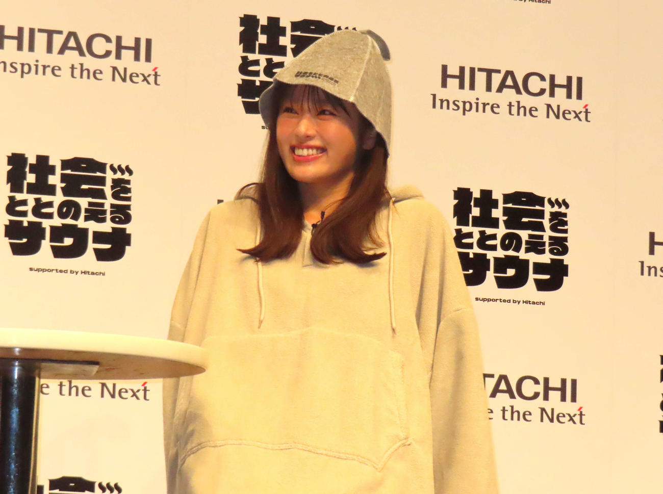 「社会をととのえるサウナ　オープニングイベント」に登壇した渋谷凪咲