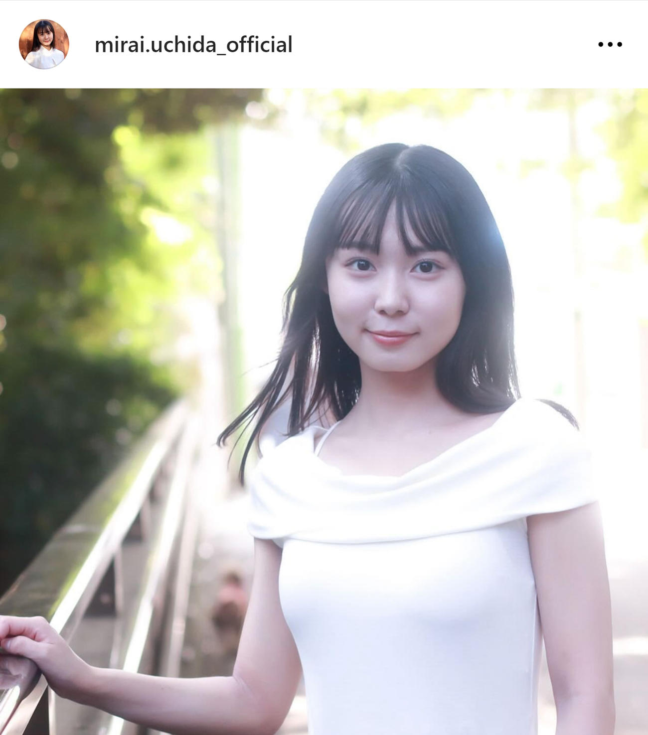 内田未来のインスタグラムから