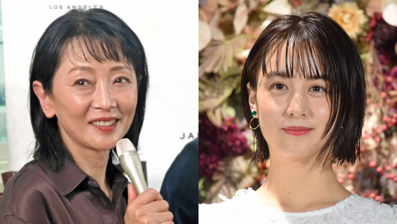 麻生祐未（左）と山本美月